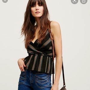 Psychedelic summer striped tank by free people